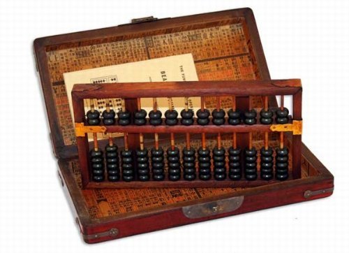 Ancient China abacus